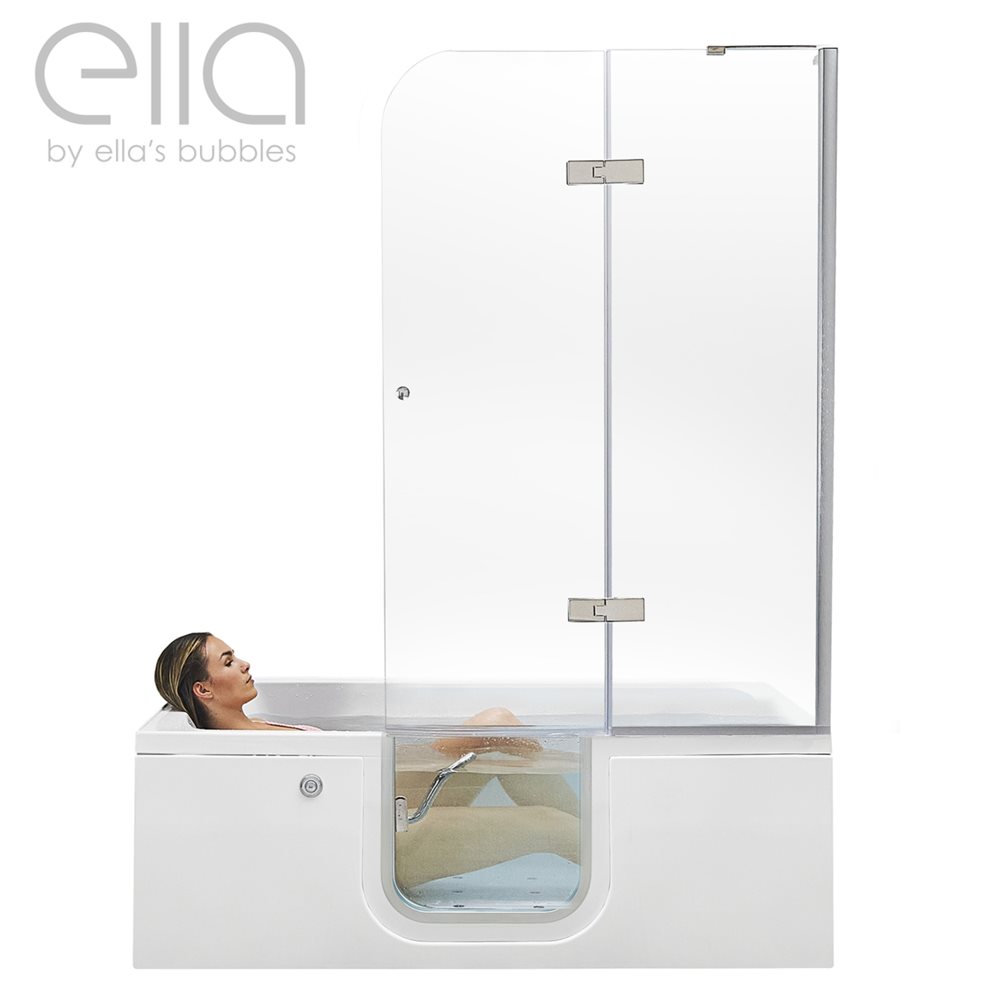 Ella Acrylic LayDown60 Tub 30”x60” (76 x 152cm) - lay down acrylic walk in bathtubs |