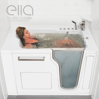Ultra S Shape Stainless Steel Door Walk In Tub Models - Ella's Bubbles